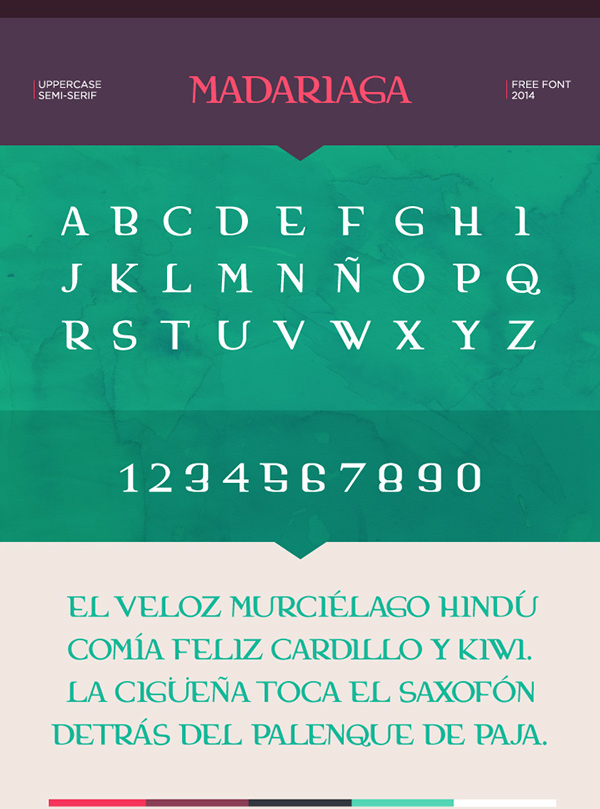 Madariaga Free Font